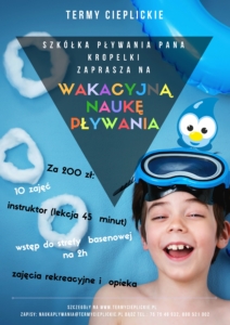 Termy Cieplickie zapraszają na wakacyjną naukę pływania