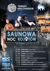Termy Maltańskie zapraszają na Jubileuszową Noc Saunową